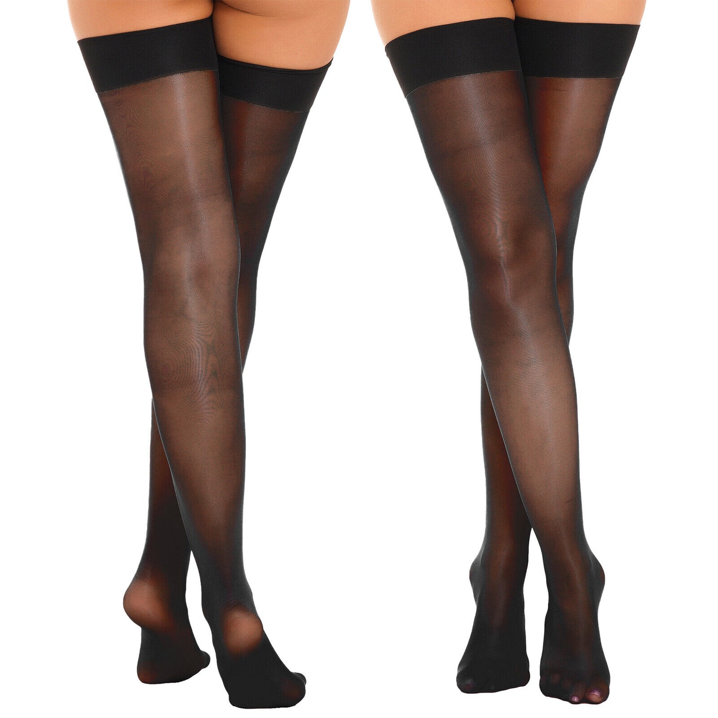 Black Hold Up Stockings