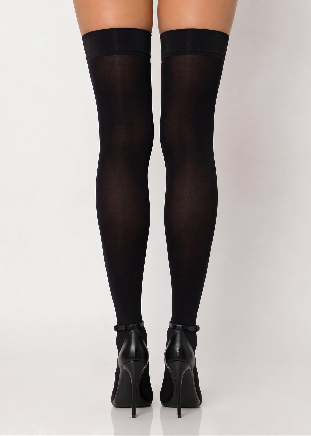 Black & White Bow Stockings