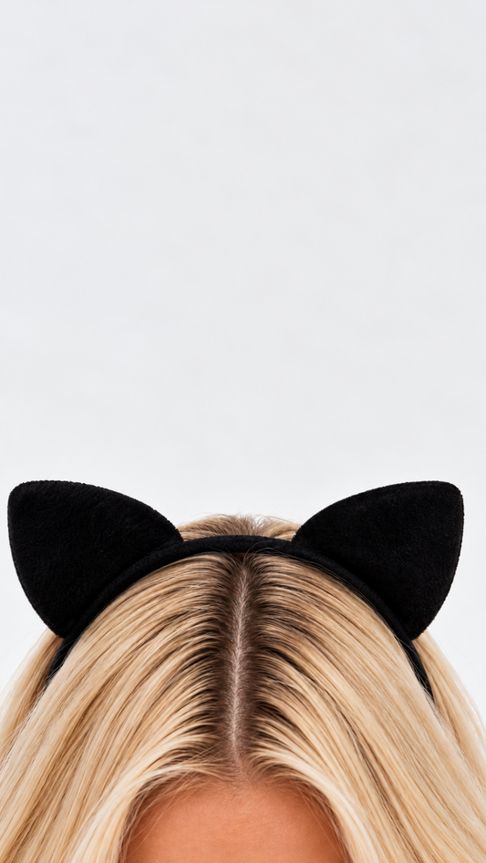 Black Cat Ears Headband