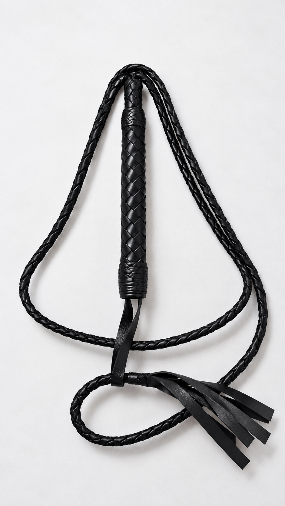 Long Braided Bullwhip Costume Accessory